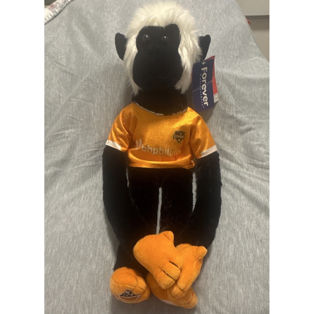 Forever Collectibles MLS Houston Dynamo Monkey Plush w/ Tags 2016